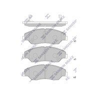Колодки тормозные перед KIA SORTAGE 93-05 SANGSIN BRAKE